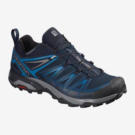 Salomon X ULTRA 3 Mens Hiking Shoes Navy UK MJPK